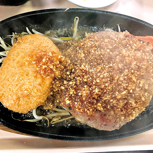 コロッケバーグ定食