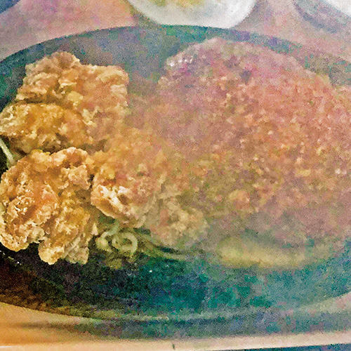 からあげバーグ定食
